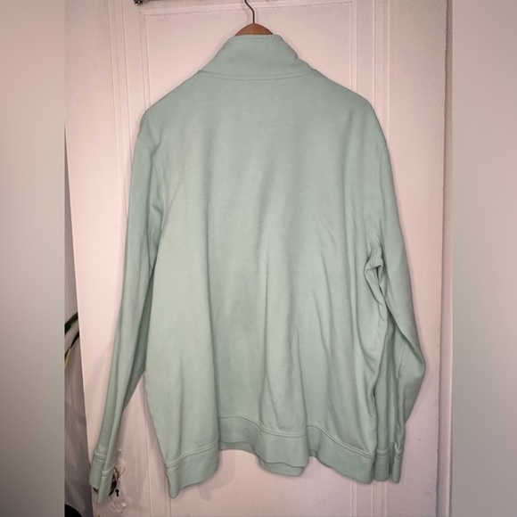 L.L. Bean Men's Comfort Stretch Piqué Quarter Zip Pullover, Long-Sleeve XXL Tall - Picture 6 of 13